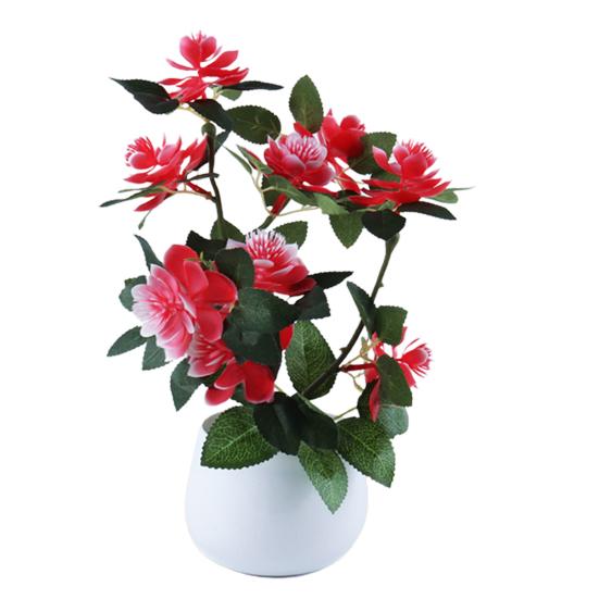 1 компл., искусственное растение в горшке, портативное, неувядающее, пластиковое, для домашнего декора, имитация цветка для свадьбы