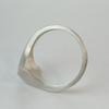 vacactsilver one pointed cross ring