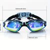 Swimming Goggles Adults Swim Glasses with Earplug Men Women Anti-fog Waterproof Swim Eyewear Pool Diving Training Race Glasses