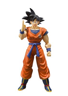 S.H.Figuarts Dragon Ball Сон Гоку - Саянин, выросший на Земле - Прибл.. Подвижная фигурка из АБС-пластика и ПВХ, 140 мм