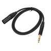 1 4 Inch to XLR Male Cable Professional Balanced Signal OFC Core 6.35mm to XLR Cable for Microphone Speaker Stage 1m