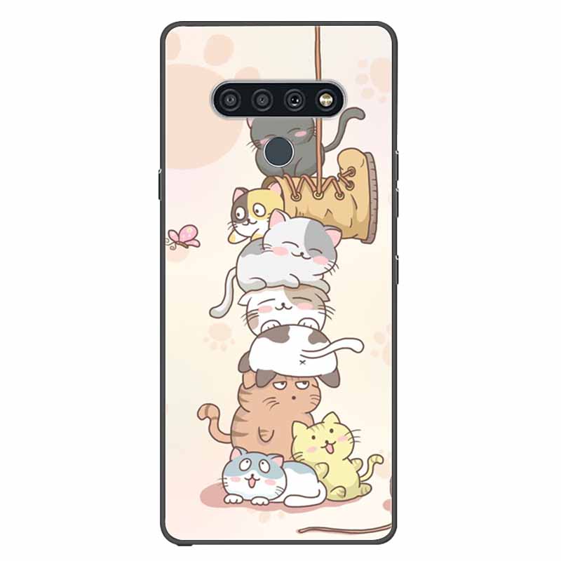 Чехол для LG K41s k51s Силиконовый Мягкий Модный Животное Задняя крышка для LG Q70 Q60 Чехол Защита на для LGQ60 K 51S Мультяшный Чехол-сумка для телефона