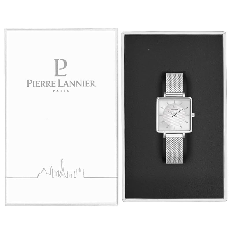 [Pierre Lanier] Часы Pierre Lannier Rekare collection сетчатый ремень P007H628 женские [Регулярно импортируемый продукт] Серебро x Серебро