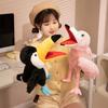 35 см 6 стилей ручная кукла тукан плюшевые игрушки тукан попугай белоголовый орлан павлин сова фламинго детская игра плюшевые куклы подарки