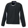ZETT Baseball Youth Long Sleeve Black X White Size Fits Heights Chest and Waist V-Neck Jumper, (1911A), 140, BOV331J. 135-145cm, 64-72cm, 57-63cm.