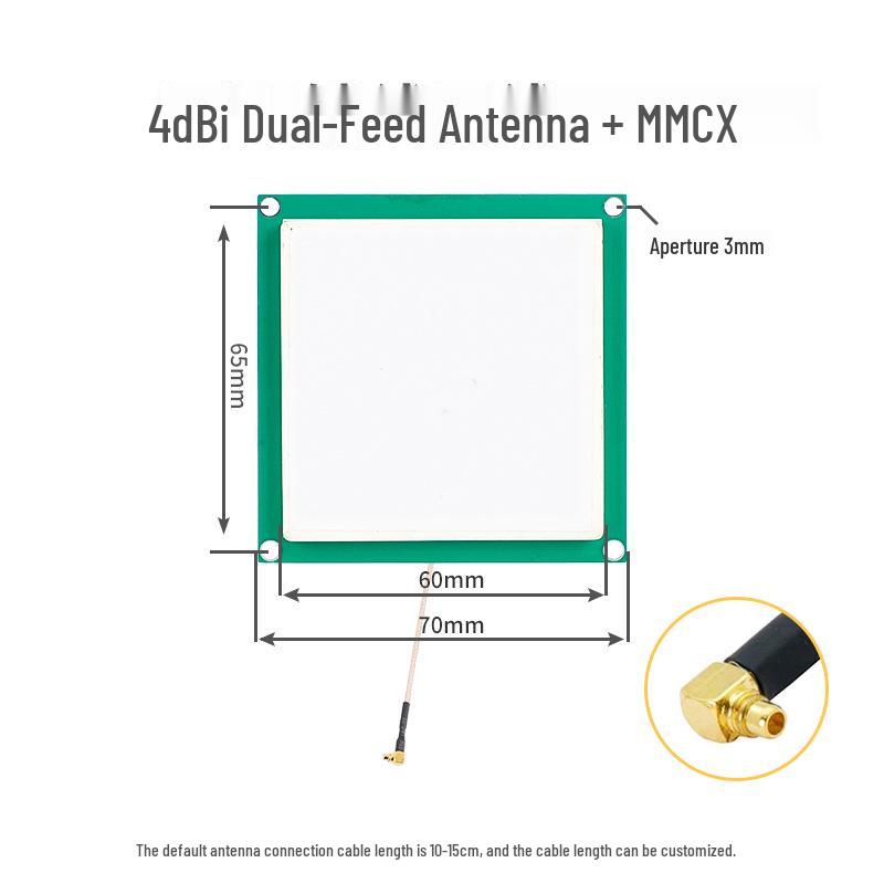 UHF RFID Passive Reader Writer with Long-Distance Ceramic Antenna for Card Reading