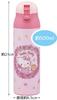 Skater Mug Bottle 500ml Insulated Stainless Steel Water Bottle Hello Kitty Flower Wreath Sanrio SDPC5-A