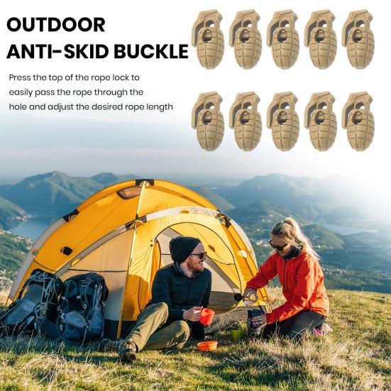 10 шт. пластиковые пружинные замки для шнура для паракордов, сменный шнурок, стопор, шнуровые тумблерные застежки для очков для банджи-плавания, эластичные зажимы для шнурков