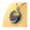 Pierres et Minéraux. Collier Tourmaline multicolore brut. Modèle multicolore.
