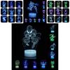 Spider-man 3d Led Night Light Modern Home Bedroom Decoration With Remote Control