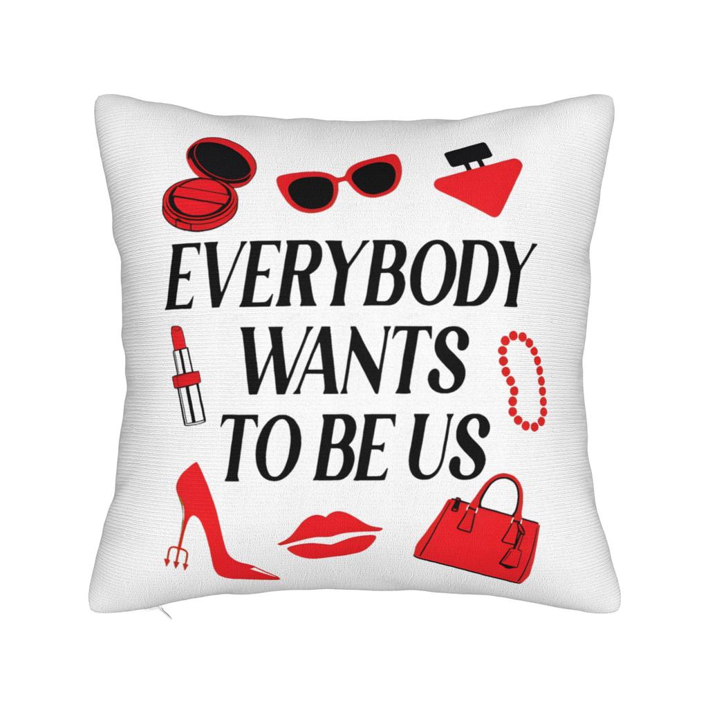 Pillow Case The Devil Wears P-Prade 2 To Be Us Movie Graphic Pillow Cover For Sofa Home Decor Morden Pillowcases