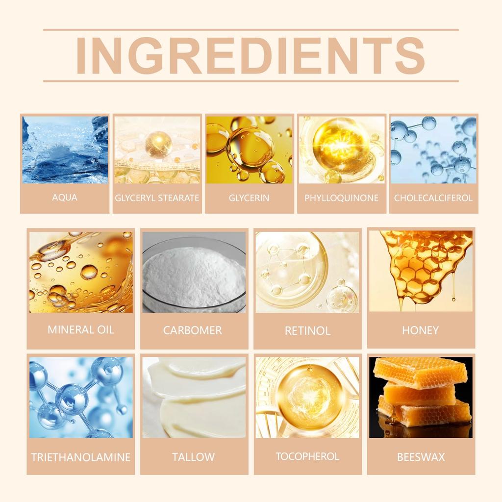 Honey And Beef Tallow Balm, Skin Barrier , Anti-aging Deep Nourishment Sensitive Skin Care