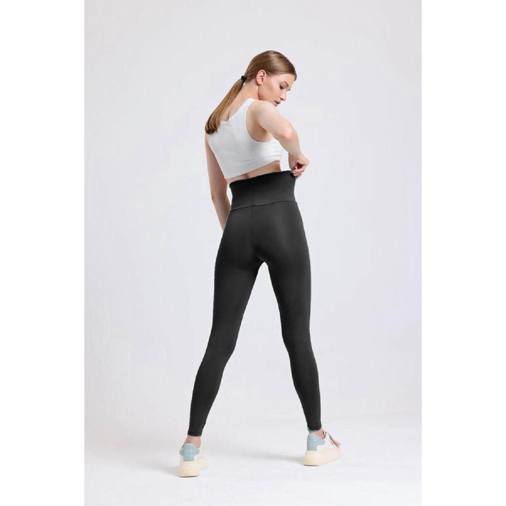 Navy Blue Cross Belt Push-up Slimming High Waist 1 Size Slimming Tights