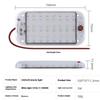 12В-80В Светодиодная световая планка для салона автомобиля Белая световая трубка для фургона Грузовика Грузовика Автодома Автодома Лодки Внутренние потолочные светильники для автомобиля