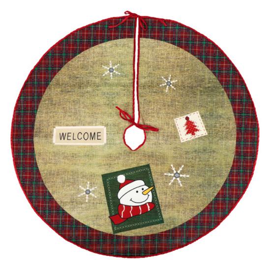 Превосходная юбка в виде рождественской елки, тонкая работа, низ из конопли, Санта-Рождество