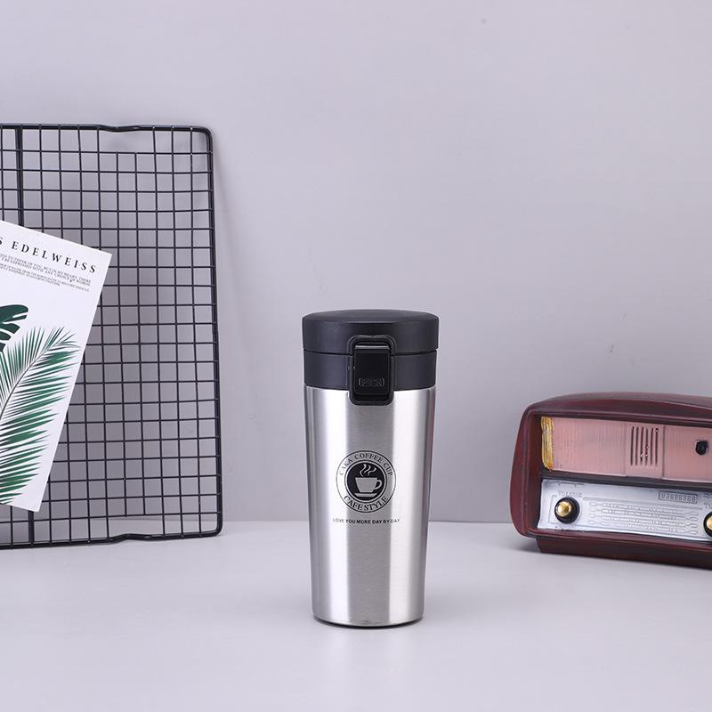 Comes with Filter Travel Coffee Mug Thermos Cup Thermal Stainless Steel Flask Vacuum Tea Cup Car Coffee Cup