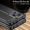 Для Poco X5 Pro 5G чехол Poco X5 Pro Capas противоударный бронированный телефон задний бампер TPU мягкий кожаный чехол Xiaomi Poco X5 Pro 5G