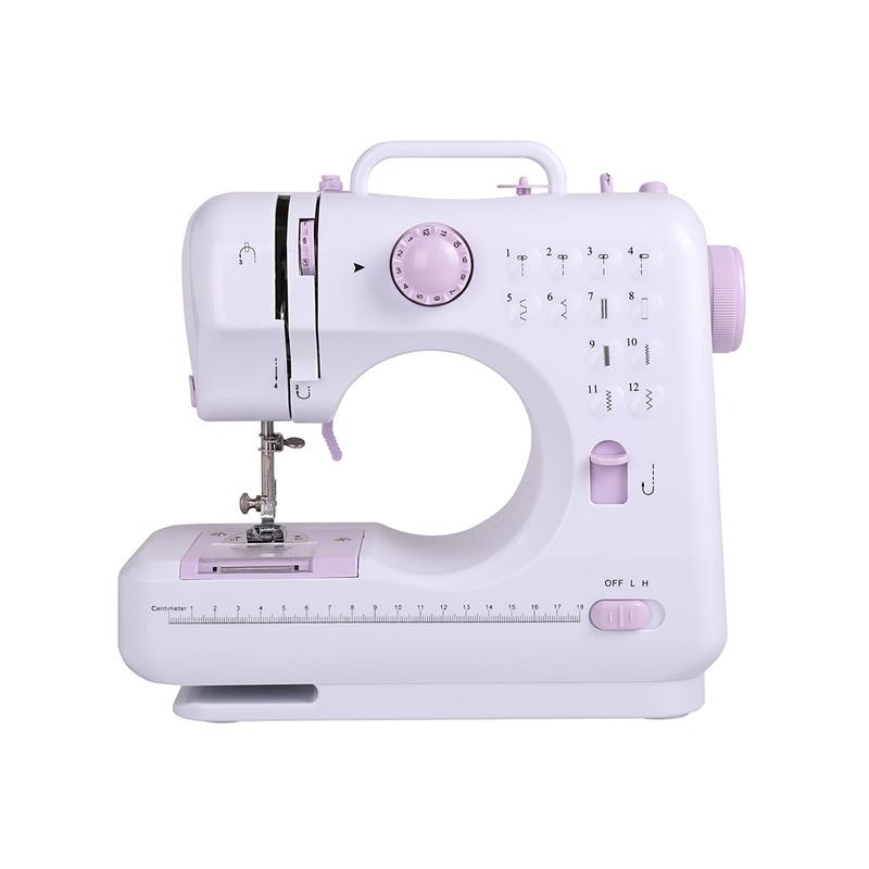 Прочная многофункциональная швейная машина, домашняя швейная машина, мини-портативный оверлок, толстая швейная машина с петлями для еды