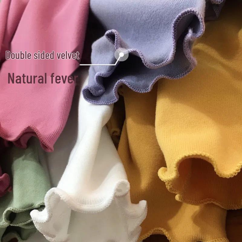 Женский приталенный бархатный топ-базовый слой Kitten Diary для похудения - С длинным рукавом, для ношения осенью/зимой