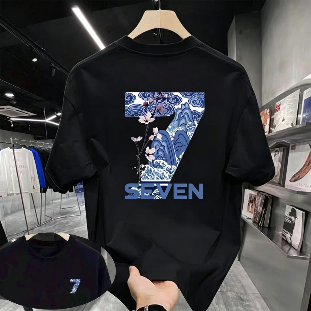Summer Unisexs 100 Pure Cotton ShortSleeved Styleins Trendy Brand American Retrocasualversatileloosepurecotton TShirt