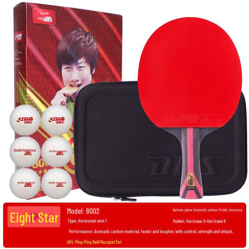 DHS Table Tennis Racket - Beginner To Pro Level, Horizontal & Vertical Orientation