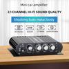 Sound Amplifier 2.1CH Bluetooth 5.0,ST-838 Digital Bass Amplifier,Mini AMP Driver Lossless Music Amp for Home Car Meeting