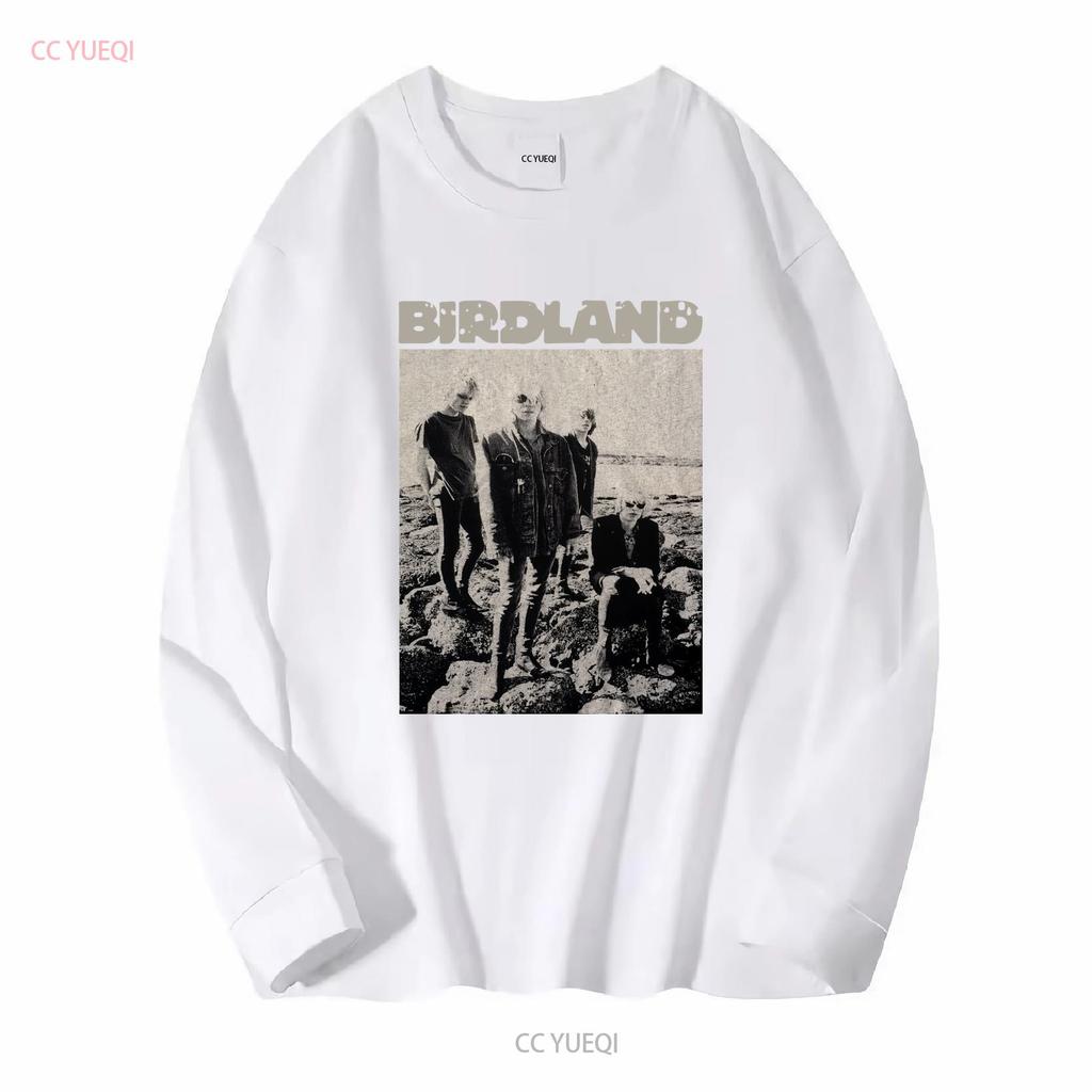 Винтажная промо-футболка Birdland Lazy Records Tour Оригинальная Редкая С длинным или коротким рукавом Винтажная Стирка Унисекс Уличная одежда Универсальная