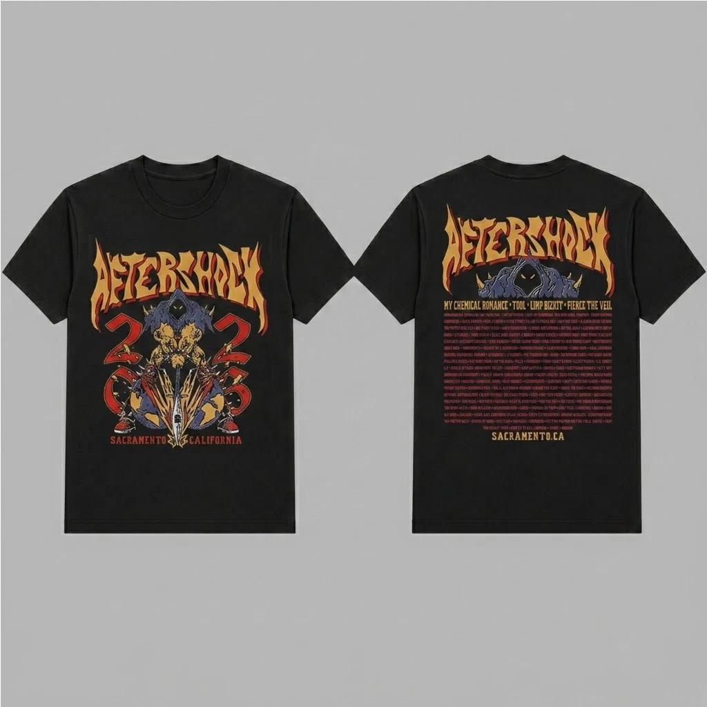 Aftershock Sacramento Festival 2026 T-Shirt Unisex All Sizes