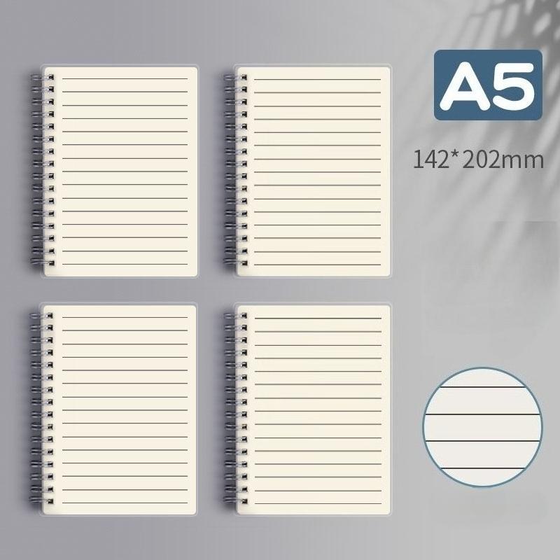 80 листов/ 160 страниц Тетрадь в квадратную линию A4 A5 B5 на спирали, бумажный журнал-дневник для эскизов для школы, тетрадь, канцелярские товары