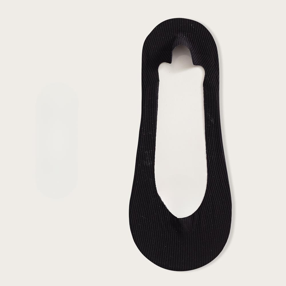 Женские летние тонкие хлопковые носки-подследники, невидимые, с силиконовой нескользящей пяткой, с мелким вырезом.