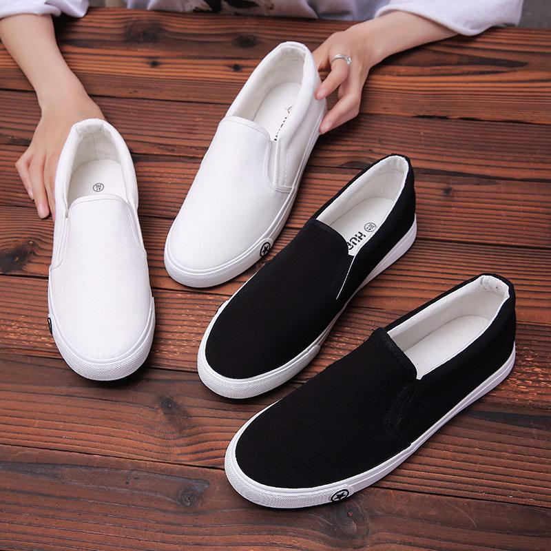 Classic Slip On Men's Casual Shoes Mens Canvas Shoes Lightweight Waterproof Male Flat Casual Sneakers Men Vulcanize Shoes