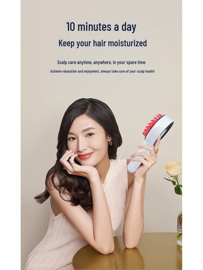 Electric Red Light Scalp Massage and Hair Growth Comb