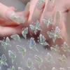 Флэш-фрагмент, ракушка, свет, бабочка, высококачественные наклейки для ногтей, весенний дизайн ногтей, наклейка, маникюрный инструмент