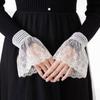 Super ~ Flowery Romantic Temperament, Lace Fake Sleeves, Sweet Decoration Sweater, Fake Cuffs