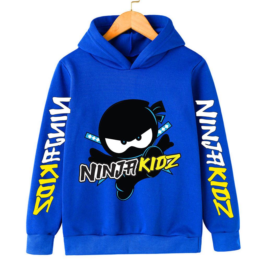 Ninja Cartoon Children's Hoodie Casual Hoodie Quality Boy and Girl Pullover Y2K Hip-hop Retro Multi-color Autumn and Winter