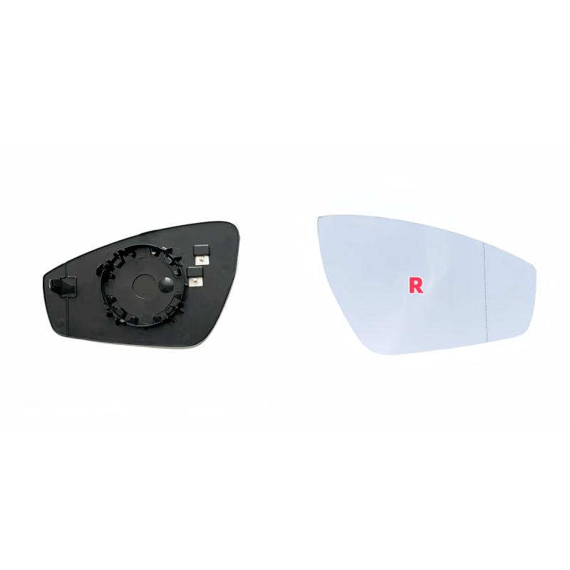 For Volkswagen Golf 7 Touan US Jetta 19 lens rear view mirror glass 5G0857521 / 5G0857522Car Wide Angle Heated Mirror Glass part