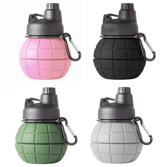 Бутылка для воды 550 мл, пищевая, устойчивая к высоким температурам, большая емкость, складной чайник, дорожная бутылка для питья, наружная поставка