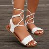 Women Sandals 2024 Summer New Flat Open Toe Sandals for Women Beach Flip Flops Luxury Sandals Sandalias De Mujer