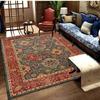 Vintage Persian Style Living Room Carpet Machine Washable Washable Floor Mat Light and Comfortable Bedroom Bedside Rugs