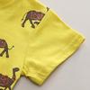 Boys' 2-Piece Cotton Set - Round Neck Cartoon Pattern T-shirt+Casual Shorts- Affordable Price Baby Clothes -S-XXL