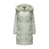 Padded clothes women's winter new padded clothes large fur collar medium length thickened waist padded jacket