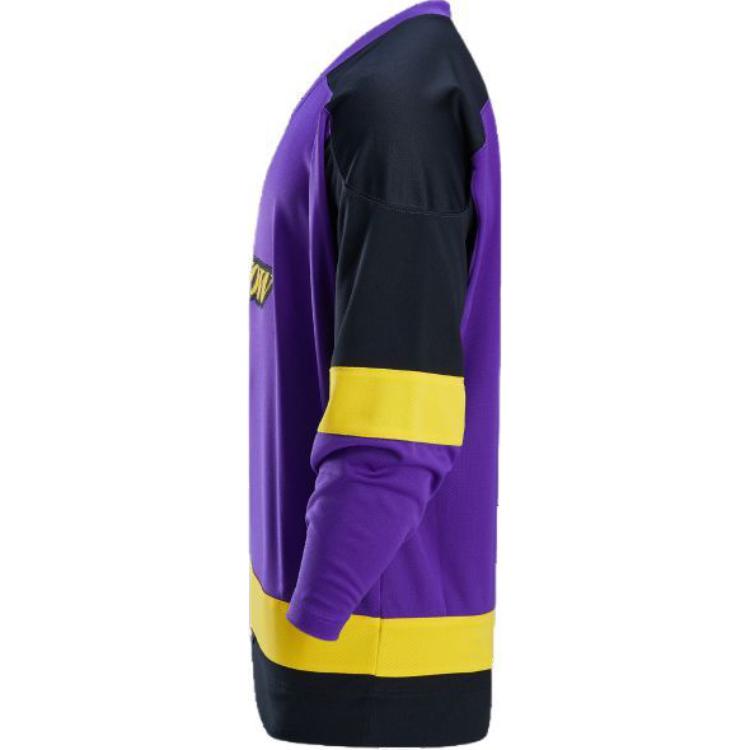 Nike X NBA Los Angeles Lakers City Edition Collection Удобная мужская футболка с длинным рукавом Фиолетовый Черный Амарилло-Желтый FZ0350-504