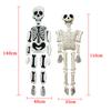 Funny Halloween Plush Toys Cute Skeleton Monster Ghost Skull Cartoon Horror Skull Fluffy Dolls Home Decoration Gifts