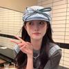 Vantage Original Bow Forward Hats для женщин Y2k 2024 Весна и лето Новые универсальные дорожные солнцезащитные ретро-береты из денима