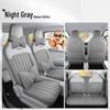 Custom-Fit Leather Car Seat Cushion for Wuling Qingkong - Cute Cartoon Design, Full Coverage for Four-Seat Models
