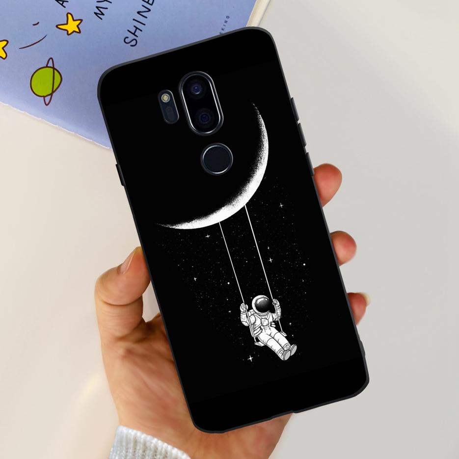 For LG G7 thinQ Case G710EM LM-G710 G710 Luxury Painted Cover Soft Silicone Phone Cases For LG G7 ThinQ Back Covers 6.1'' Bumper