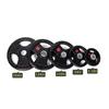 ZLIII Rubber-Coated Cast Iron 3-Hole Grip Olympic Weight Plate
