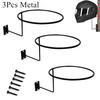 3pack Steel Motorcycle Helmet Holder Hook Jacket Bag Display Wall Mount Hanger Rack