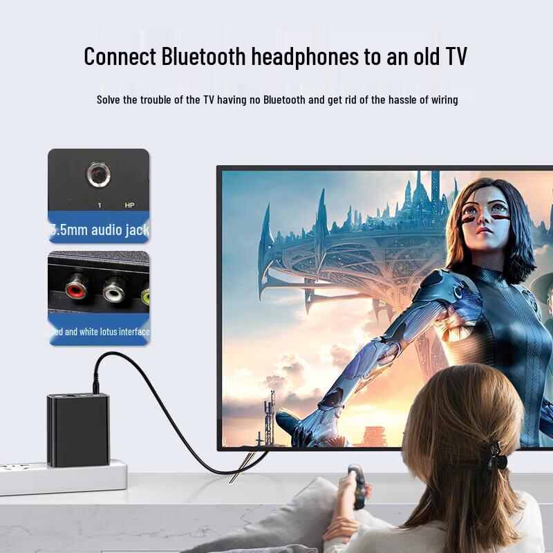 BIAZE Bluetooth 5.0 Audio Adapter (Receiver & Transmitter)