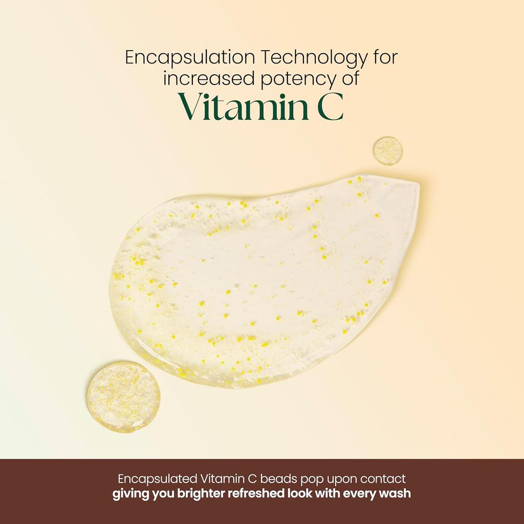 Moha Vitamin C Face Wash 100ml Pack of 1 for Brightening, Even-Toned Skin, Gentle Daily Cleanser with Herbal Extracts